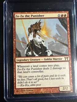 MTG Magic the Gathering Zo-Zu the Punisher Card Champions of Kamigawa - Image 1