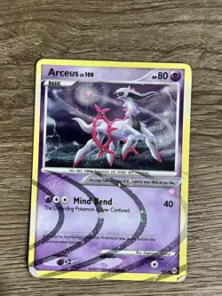TCG Arceus AR7 Holo Rare Pokemon Card - Image 1