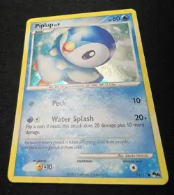 Piplup 015/017 Pop Series 6 Holo Pokemon Card - LP/MP - Image 3