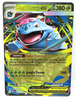Mega Venusaur ex - 003/132 Pokemon TCG Mega Evolution Double Rare Pokemon Card - Image 1