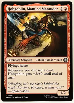 Hobgoblin, Mantled Marauder -#80-MTG- Marvel's Spider-Man-Regular-NM - Image 1