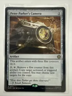 MTG Peter Parker's Camera 0171 Regular Marvel's Spider-Man NM SPM - Image 1