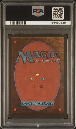 1996 MTG 4TH EDITION FOREIGN BLACK BORDER JAPANESE DARK RITUAL PSA 6 - Image 2