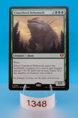 MTG Craterhoof Behemoth Commander Masters Regular #280 - Image 1