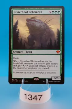 MTG Craterhoof Behemoth Commander Masters Regular #280 - Image 1