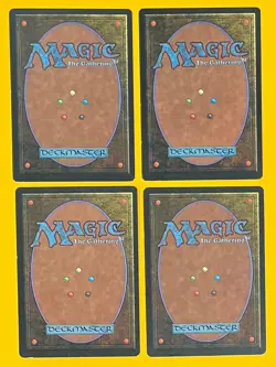 MTG LIGHTNING BOLT (x4) Unlimited (OldManMTG 012-185) - Image 2