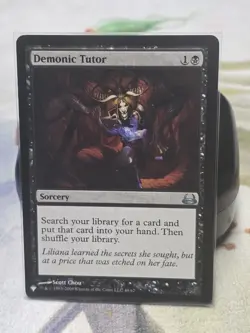 Magic The Gathering MTG - Demonic Tutor (DVD) - The List Reprints - Image 1
