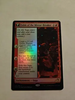 Fable of the Mirror-Breaker FOIL Kamigawa: Neon Dynasty NM MTG English - Image 1