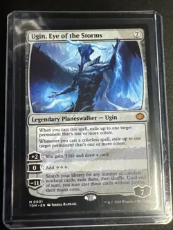 MTG English Ugin, Eye of the Storms NM Tarkir: Dragonstorm M 001 - Image 1
