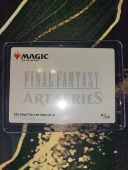 The Final Days Art Card (Gold-Stamped) 6/53 -MTG Art Series: FINAL FANTASY - Image 2