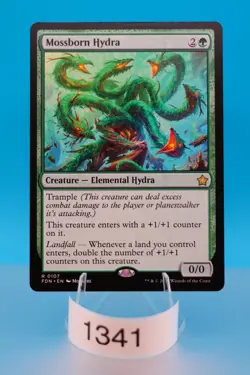 MTG Mossborn Hydra Foundations Regular #107 - Image 1