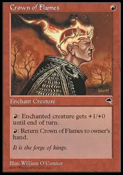 Crown of Flames - Medium Play MTG Tempest - Image 1