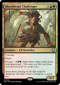 Bloodbraid Challenger 122 MTG Commander M3C Rare NP - Image 1