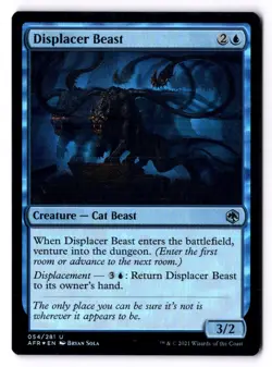 Displacer Beast LP* FOIL Adventures In Forgotten Realms 054/281 mtg -UnltdCards - Image 1