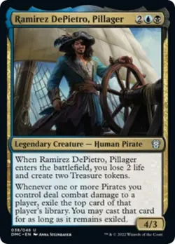 Ramirez DePietro, Pillager -Foil Near Mint MTG Commander: Dominaria United - Image 1
