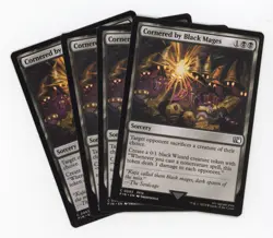 4x Cornered by Black Mages C 0093 Regular Final Fantasy MTG Playset Card NM - Image 1