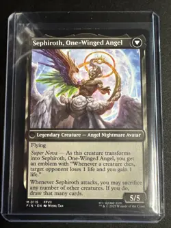 Final Fantasy #0115 Sephiroth, Fabled Soldier / One Winged Angel MTG MYTHIC - Image 2