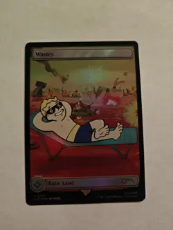 2024 MTG Magic the Gathering SLD Secret Lair Drop Fallout Foil #795 Wastes - Image 1