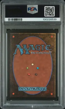 1993 Magic: The Gathering MTG Beta Fear PSA 7 - Image 2