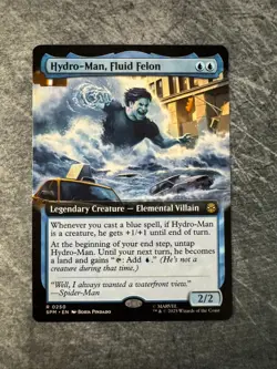 Hydro-Man, Fluid Felon (Extended Art) Marvel's Spider-Man Regular NM - MTG - Image 1