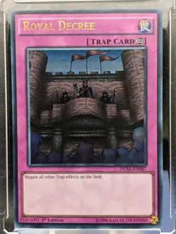 Royal Decree DUSA-EN047 1st Edition LP/NM Yugioh Cards - Image 1