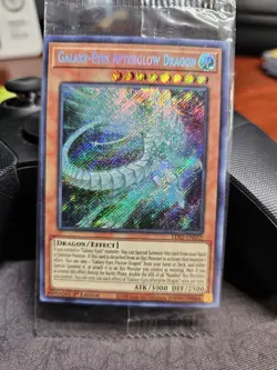 Yugioh LDS2-EN052 Galaxy-Eyes Afterglow Dragon 1st Ed Secret Rare Promo SEALED - Image 1