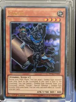Gozuki DUSA-EN020 1st Edition LP/NM Yugioh Cards - Image 1