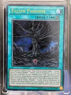 Fallen Paradise DUSA-EN031 1st Edition LP/NM Yugioh Cards - Image 1
