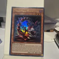 Dracotail Mululu JUSH-EN005 YuGiOh! 1st Edition Ultra Rare - Image 2