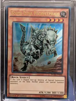 Fossil Dyna Pachycephhalo DUSA-EN066 1st Edition LP/NM Yugioh Cards - Image 1