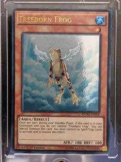 Treeborn Frog DUSA-EN058 1st Edition LP/NM Yugioh Cards - Image 1