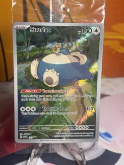 Snorlax SVP EN 051 Black Star Promo Scarlet & Violet Pokemon 151 Card - SEALED - Image 1