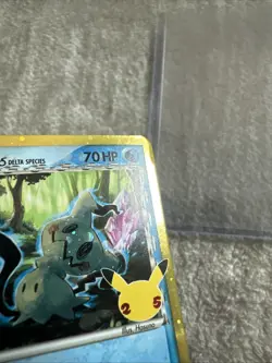 Pokemon Card Mimikyu SWSH136 Delta Species 25th Celebrations Black Star Promo - Image 3