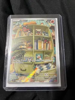 Pokemon TCG Litten Full Art Holo Card 167/162 Temporal Forces - Image 1