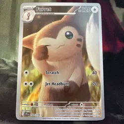 Furret 168/159 Illustration Rare Journey Together Pokemon Card Normal Type - Image 1