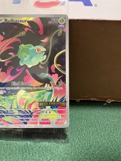 Pokemon TCG: SEALED Bulbasaur Foil card #133/132 Mega Evolution Stamped Promo - Image 4