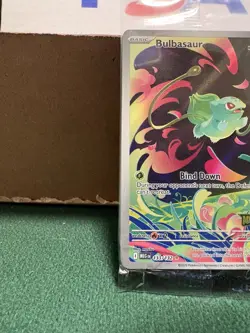 Pokemon TCG: SEALED Bulbasaur Foil card #133/132 Mega Evolution Stamped Promo - Image 5