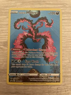 Pokemon Galarian Moltres TCG SWSH284 Crown Zenith Promo Card Mint Condition - Image 1