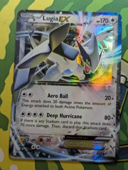 Pokemon Card Lugia EX 68/98 Ancient Origins Shiny Holo Rare NM - Image 1