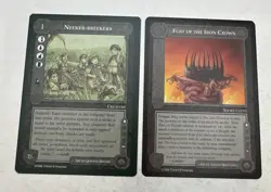 Middle Earth CCG * Neeker-Breekers & * Fury of the Iron Crown Promo Cards NM - Image 1