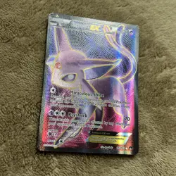 Espeon EX Full Art Holo Rare Pokemon TCG Card 117/122 Breakpoint XY - Image 2
