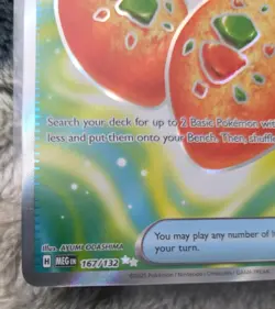 Buddy Buddy Poffin 167/132 Mega Evolution Secret Rare Pokemon Card - Image 4