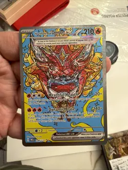 Hearthflame Mask Ogerpon EX Prismatic Evolutions Holo Pokemon TCG Card 148/131 - Image 4