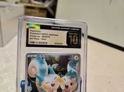 PRISTINE CGC 10 Pachirisu AR 084/078 sv1v Violet ex Japanese Pokemon Card - Image 2