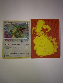 Pokemon TCG Rayquaza Vivid Voltage Holo Rare Card 138/185 NM Condition W/ Sleeve - Image 2