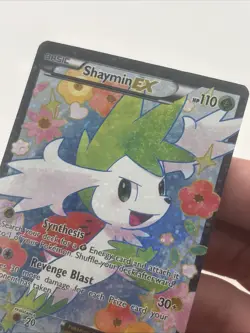 Pokemon TCG Shaymin EX RC21/RC25 Legendary Treasures: Radiant Collection Holo HP - Image 3