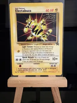 ELECTABUZZ - #2 Black Star Promo WotC LP/MP - LP/MP - Pokemon TCG Card - Image 1