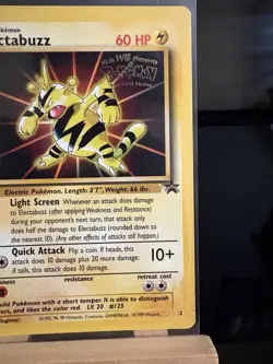 ELECTABUZZ - #2 Black Star Promo WotC LP/MP - LP/MP - Pokemon TCG Card - Image 3