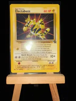 ELECTABUZZ - #2 Black Star Promo WotC LP/MP - LP/MP - Pokemon TCG Card - Image 4