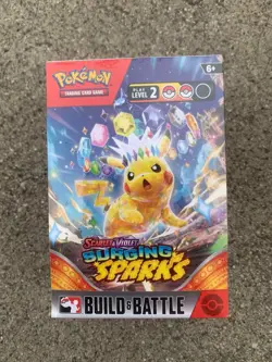 Surging Sparks Build And Battle Box w/ Promo and Ready To Play Deck Pokemon TCG - Image 1